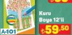 BİC KURU BOYA 12'Lİ